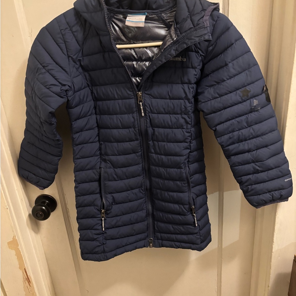 Columbia Kids' Blue Puffer Jacket-damaged